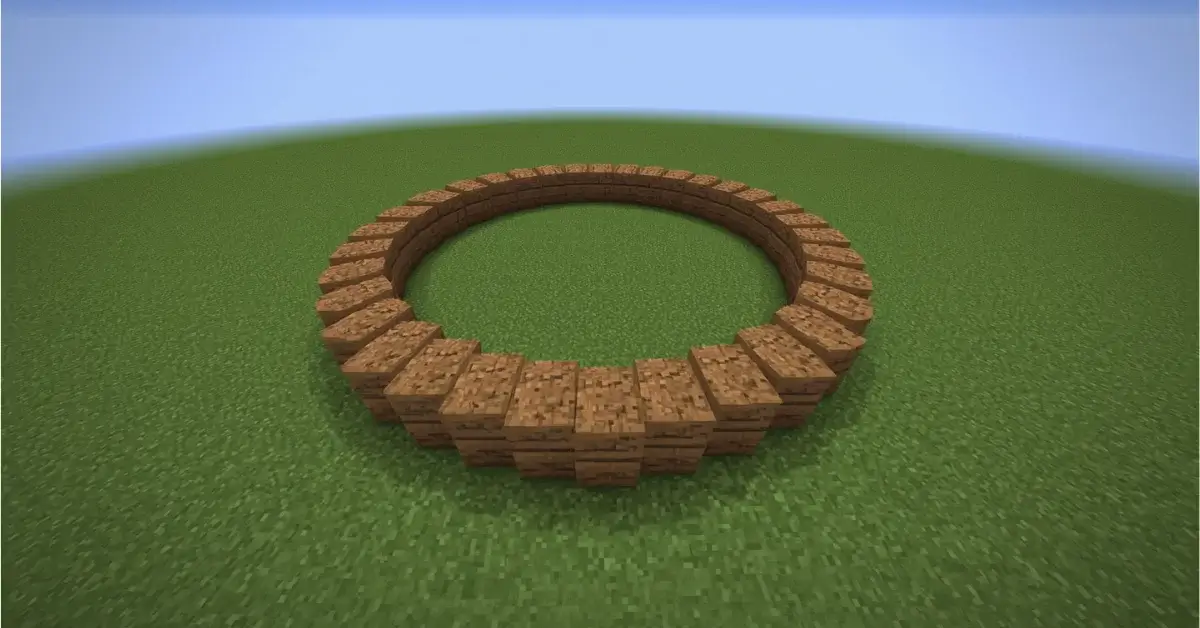 How to Build a Circle in Minecraft