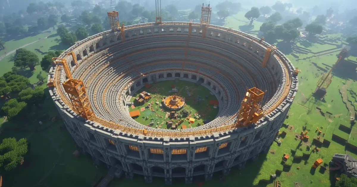 How to Build a Coliseum in Minecraft – Ring Walls Explained in minecraft circle generator