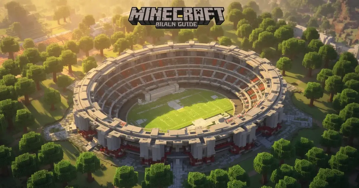 Minecraft Stadium Build Guide (Circles & Ovals)