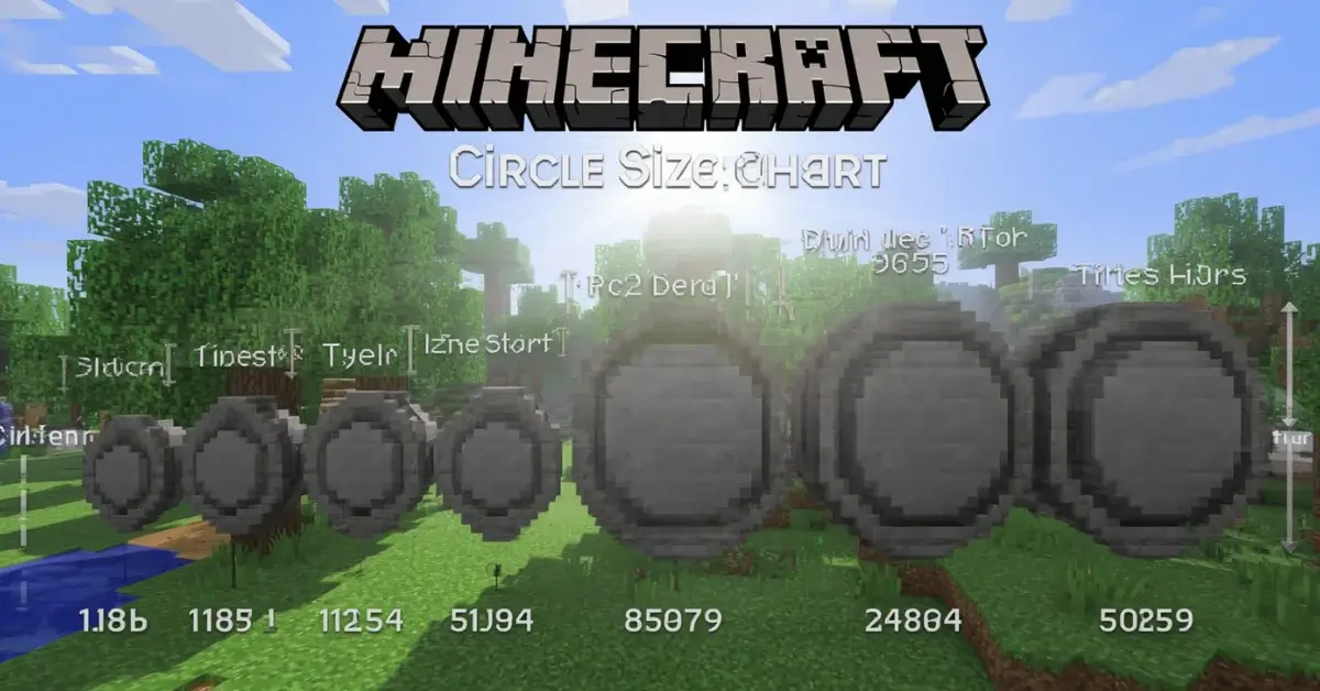 Minecraft Circle Size Chart – Best Diameters by Build Type in minecraft circle generator